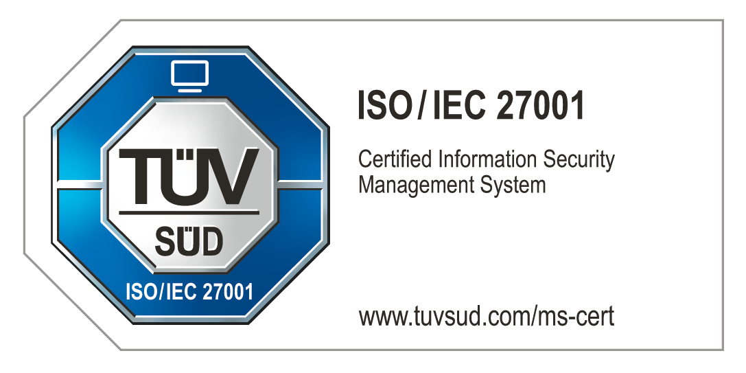 Sertifikasi TUV SUD ISO 27001