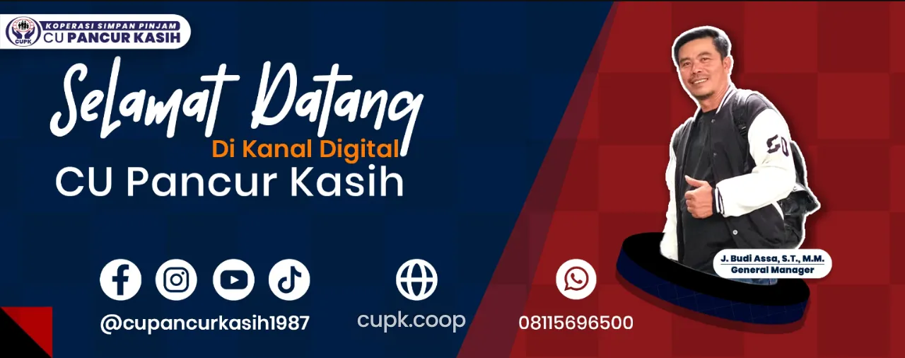 Banner KSP Credit Union Pancur Kasih - Salam GM