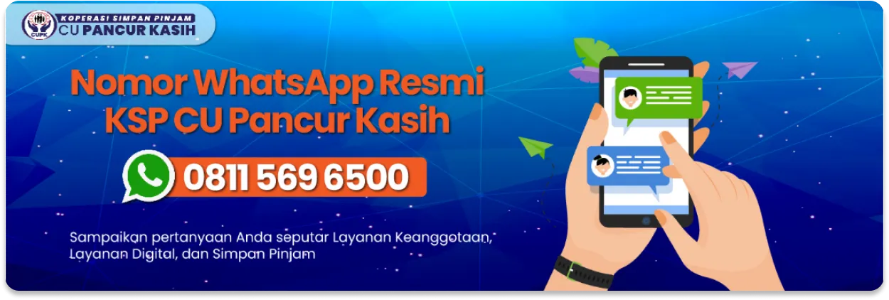Banner KSP Credit Union Pancur Kasih - Informasi Call Center