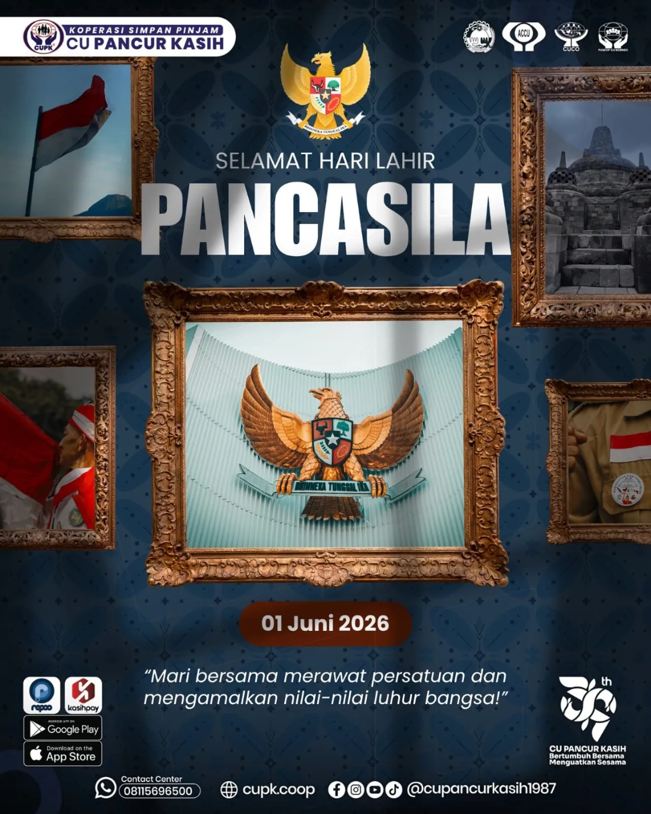 Selamat Hari Lahir Pancasila - KSP Credit Union Pancur Kasih