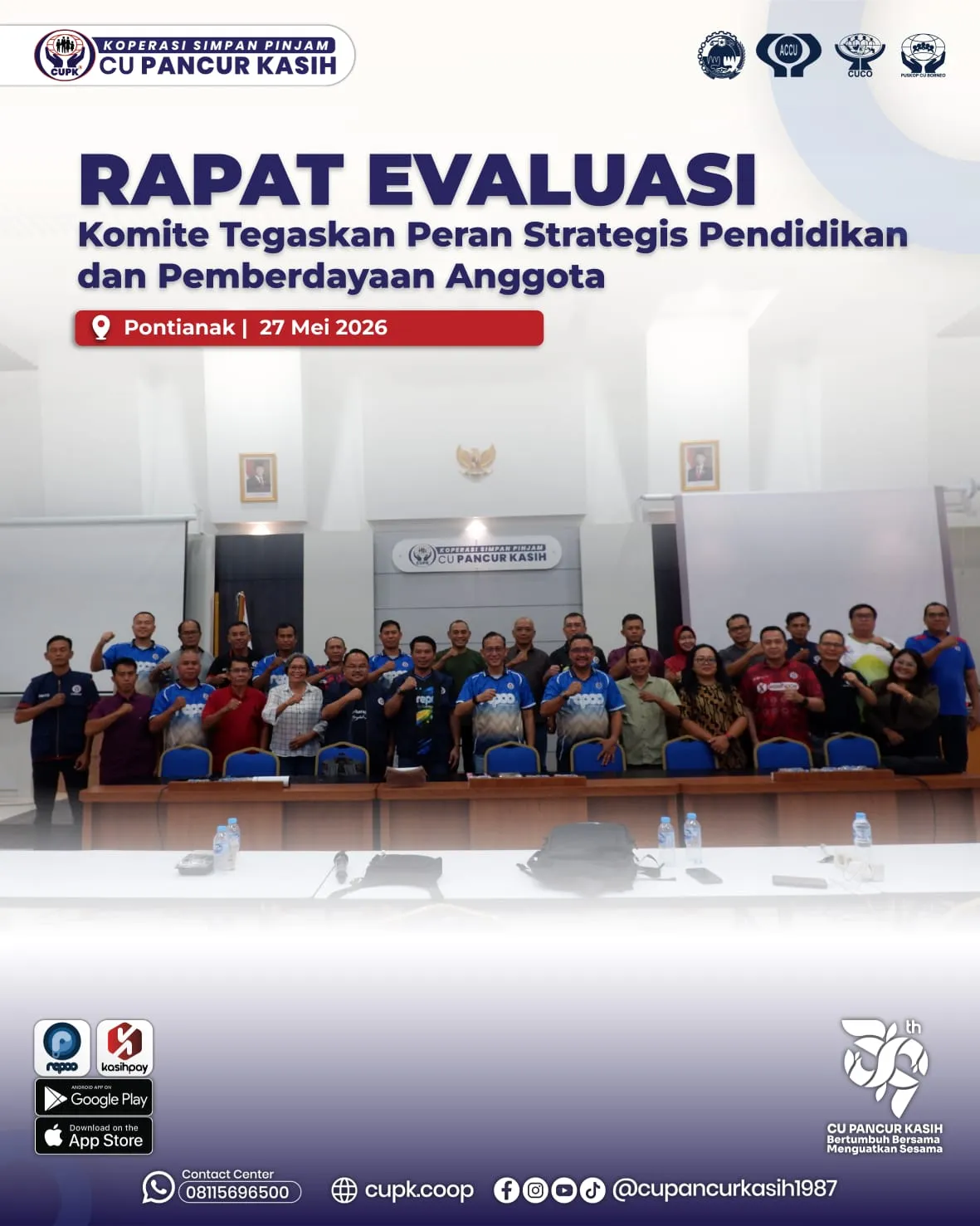 Rapat Evaluasi Komite Tegaskan Peran Strategis Pendidikan dan Pemberdayaan Anggota - KSP Credit Union Pancur Kasih