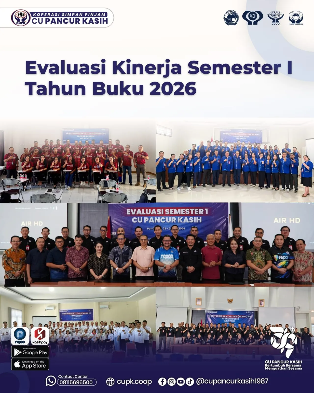 Evaluasi Kinerja Semester 1 Tahun Buku 2026 - KSP Credit Union Pancur Kasih