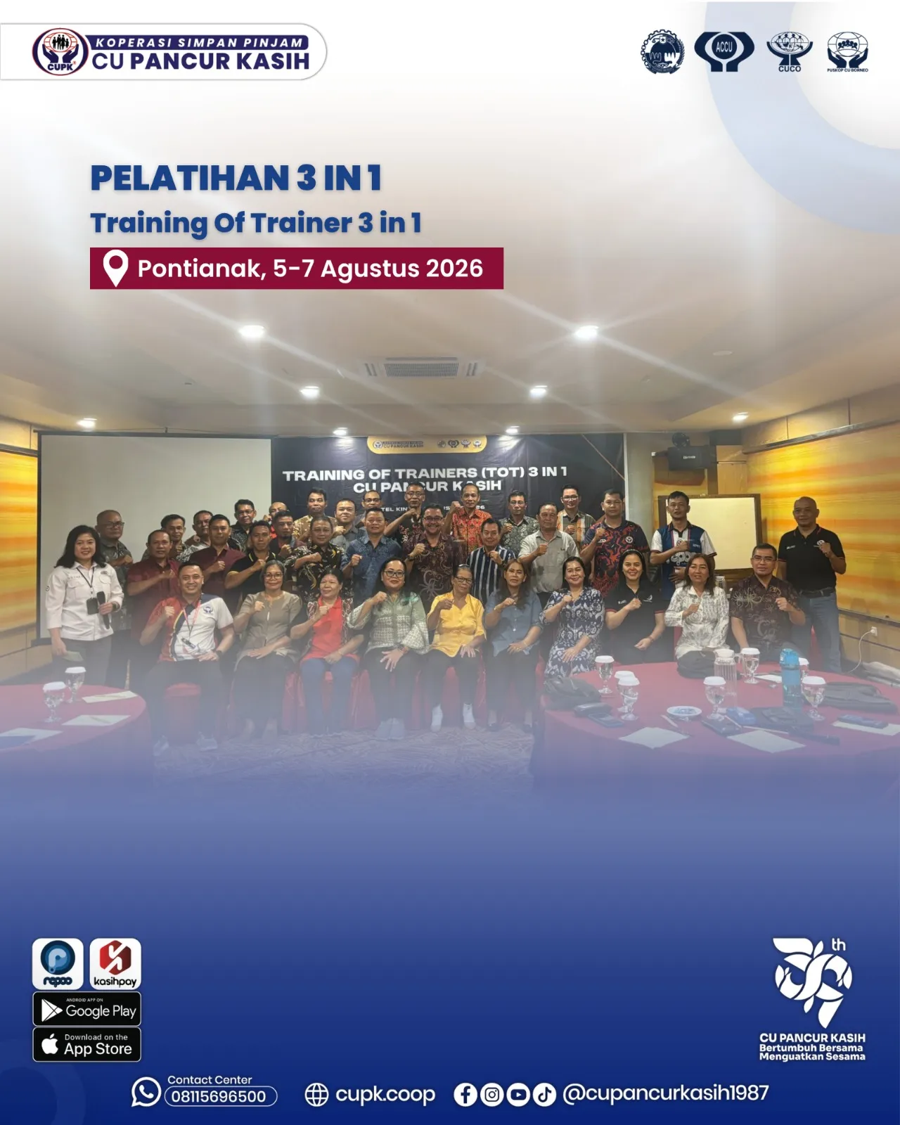 Pelatihan 3 in 1 Training Of Trainer 3 in 1 - KSP Credit Union Pancur Kasih