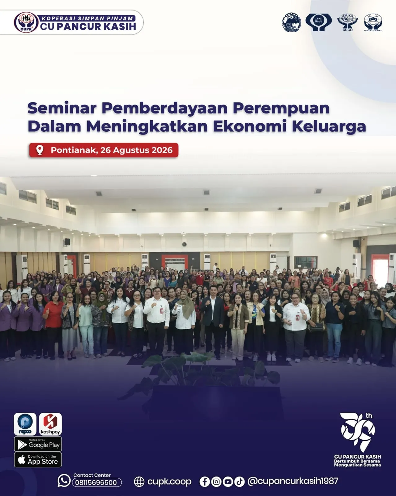Seminar Pemberdayaan Perempuan Dalam Meningkatkan Ekonomi Keluarga - KSP Credit Union Pancur Kasih