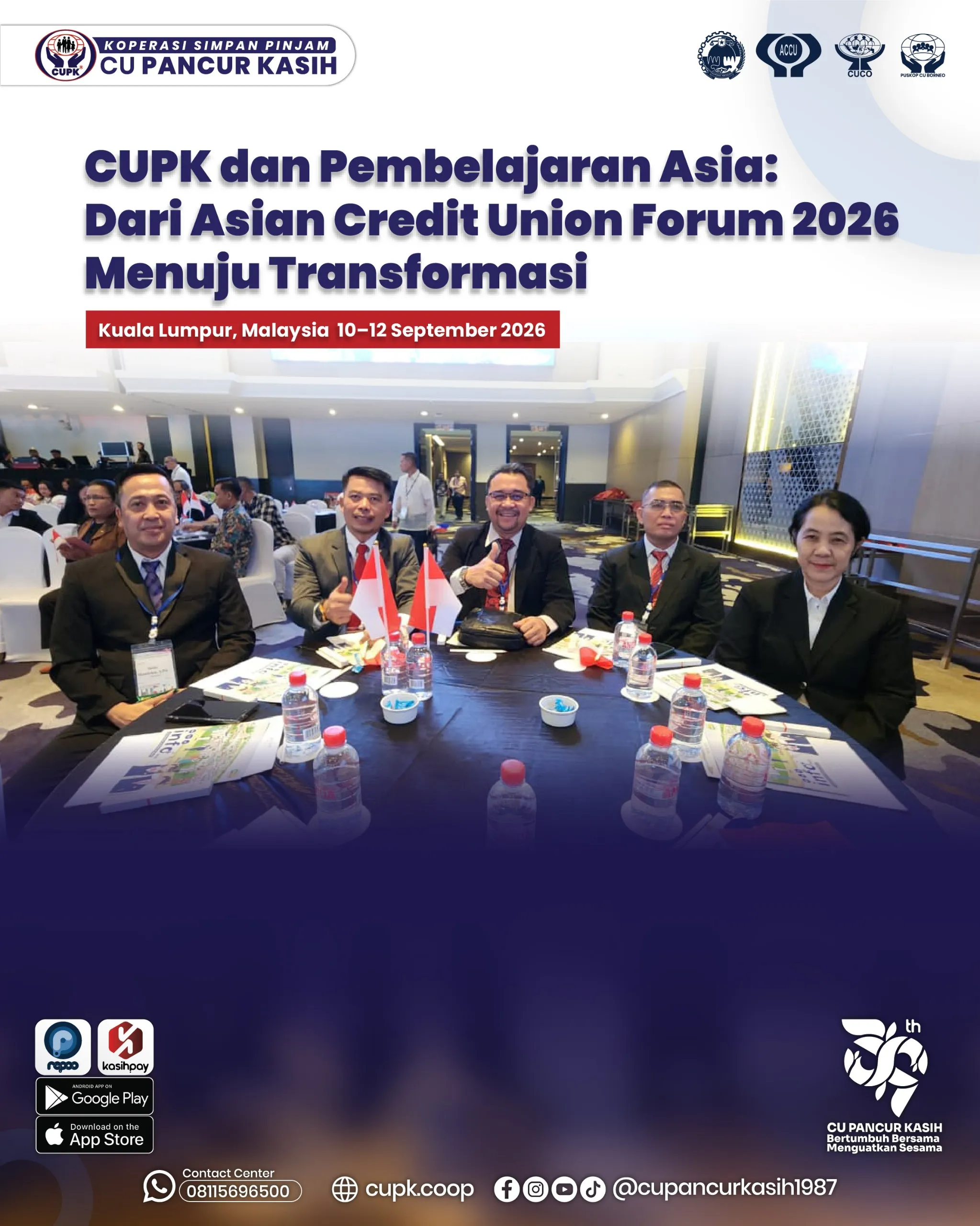 CUPK dan Pembelajaran Asia: Dari Asian Credit Union Forum 2026 Menuju Transformasi - KSP Credit Union Pancur Kasih